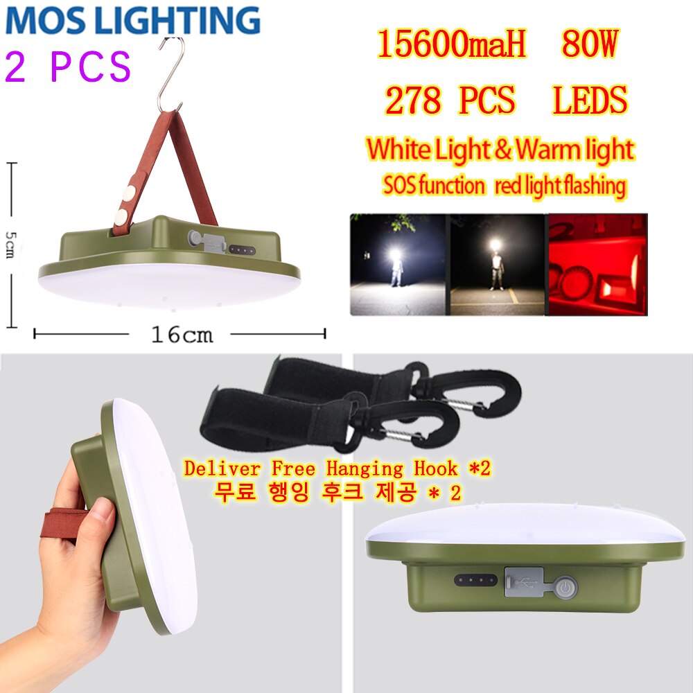 Cheap Goat Tents 15600maH New Upgraded LED Rechargeable Camping Strong Light with Magnet Zoom Portable Torch Tent Light Work Maintenance Lighting Portable Lanterns 